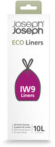 Sacchetti per rifiuti Joseph joseph eco liner grigi - iw9 - 10 l - 20 pezzi