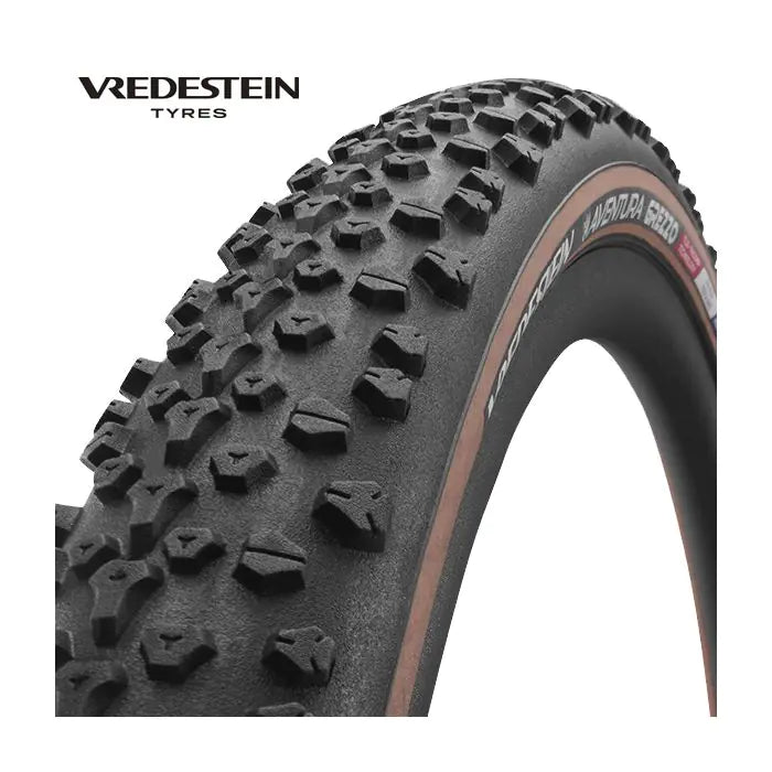 VREDESTEIN TIRE AVENTURA GREZZO 700 X 44C ZW Transparent VOU