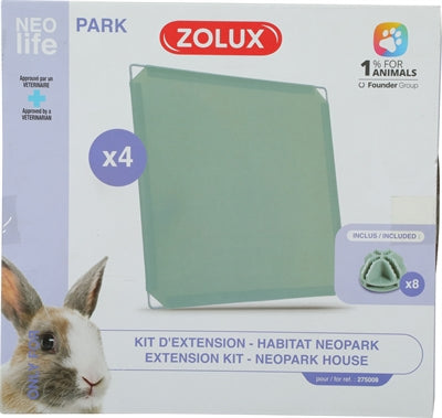 Rapporto Zolux Neolife Neopark Rabile stabilito pannelli chiusi