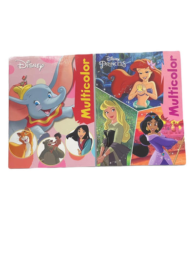Libro da colorare Disney multicolore a4