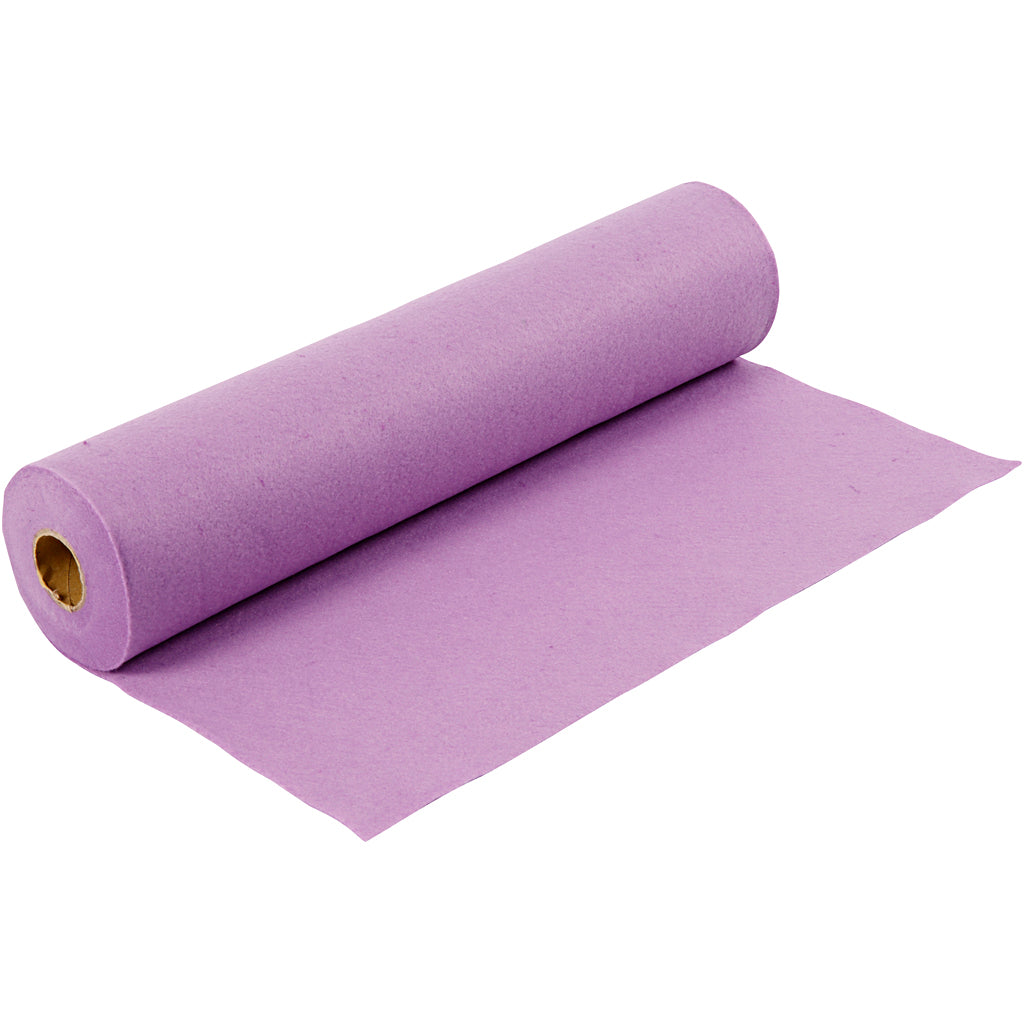 Fieltro hobby Creativ company, ancho: 45 cm, grosor 1,5-2 mm, 180-200 gr, violeta claro, 5 m 1 rollo