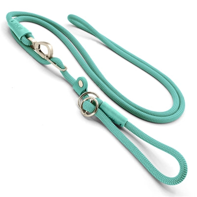 MORO Dog Leash Retrieverlijn Mani a corda morbida riciclata Aquamarine