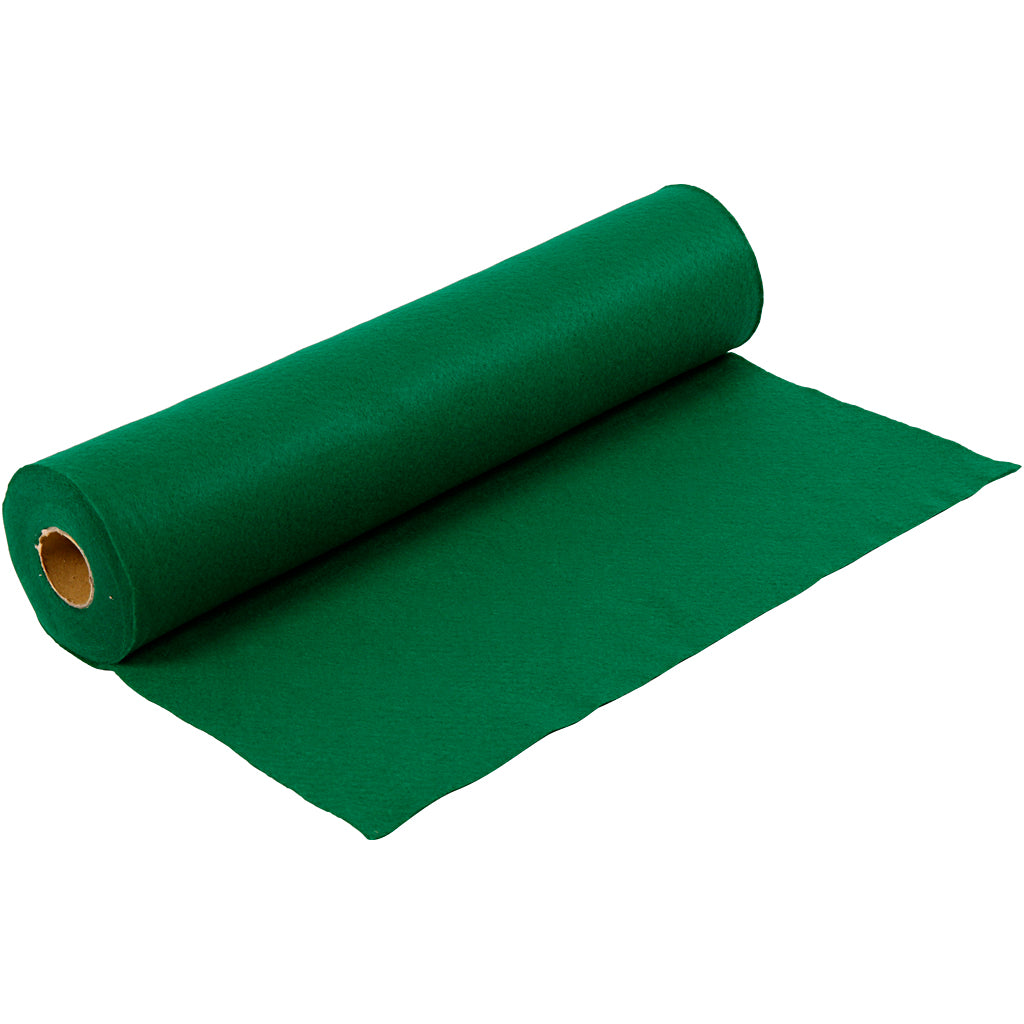 Fieltro hobby Creativ company, ancho: 45 cm, grosor 1,5-2 mm, 180-200 g, verde, 5 m 1 rollo