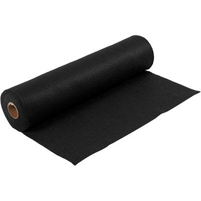 Fieltro hobby Creativ company, ancho: 45 cm, grosor 1,5-2 mm, 180-200 gr, negro, 5 m 1 rollo
