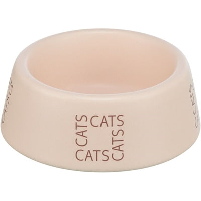 Trixie Food Bowl che beve Bin Kat Cats Ceramic Rosa