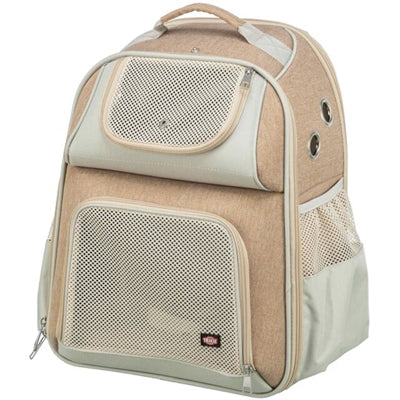 Trixie Dog Bag Backpack Willow Beige Brown