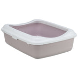 Trixie Cat Box con Border Lilac White - afbeelding 1