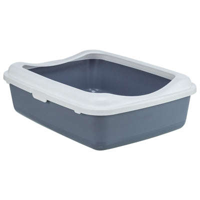 Trixie Cat Box con Border Purple White