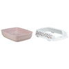 Trixie Cat Box Delio con borde de color rosa claro impreso