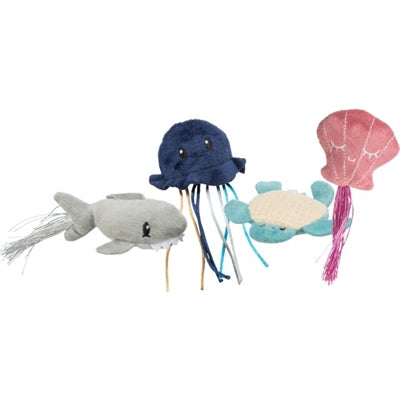 Trixie Marine Animals Plush di catnip Assorti