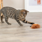 Trixie eekhoorn pluche met veerstaart met catnip - afbeelding 3