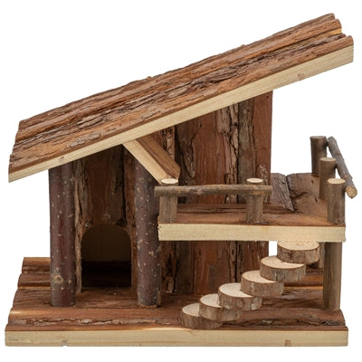 Trixie House Jule para Hamsters Bark Wood