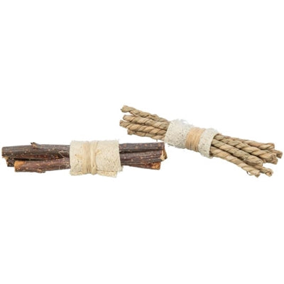 Trixie Set Sticks con Luffa Bark Wood Sealgrass