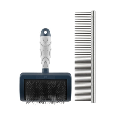 Mikki Mikki doodle grooming kit met kam en slickerborstel