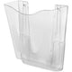 Wall brochure holder deflecto transparent a4