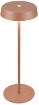 Briloner pala – lampada da tavolo ricaricabile – dimmerabile – wireless – ip44 – luce bianca calda – colore caffè – ø13 x 36,5 cm