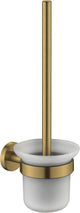 Scopino WC Plieger Vigo – Scopino WC con porta bicchiere – Supporto da parete – Garanzia 10 anni – Oro spazzolato