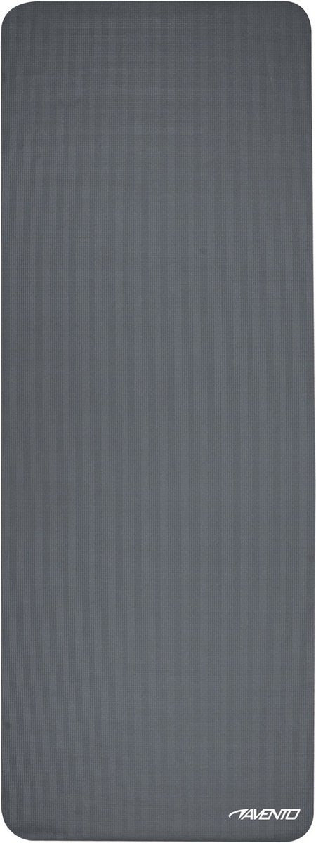 Avento yoga mat - fitness mat - basic - 173 x 61 x 0.4 cm - grijs