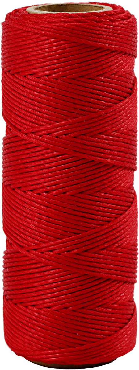Creativ Company Bamboekoord Rood, 65m