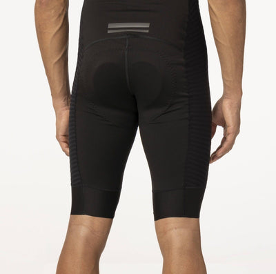 Pantaloncini con bretelle a compressione da performance da uomo
