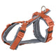Trixie dog harness Premium draw rust brown graphite gray