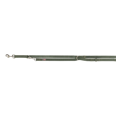Trixie dog leash adjustable olive green