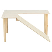 Trixie platform met helling voor muizen hamsters onbehandeld hout - afbeelding 1