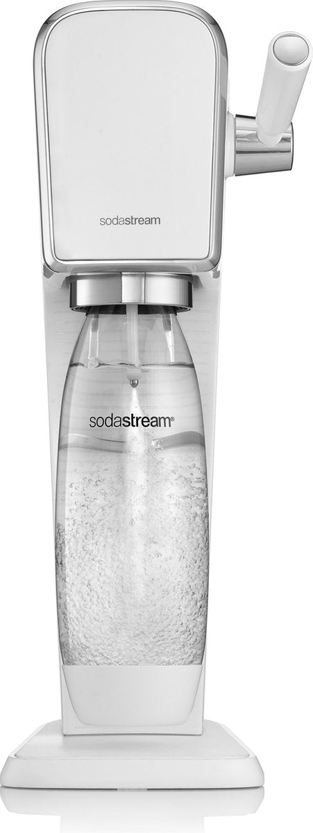 Sodastream art - blanco - incluye cilindro de dióxido de carbono de conexión rápida
