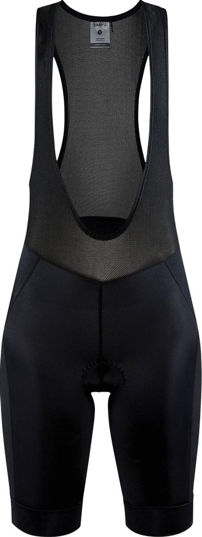 Craft endur bib shorts c4 w culotte ciclista para mujer - negro