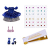 Rainbow high be deslumbrante muñecas de moda genevieve bleue (azul)