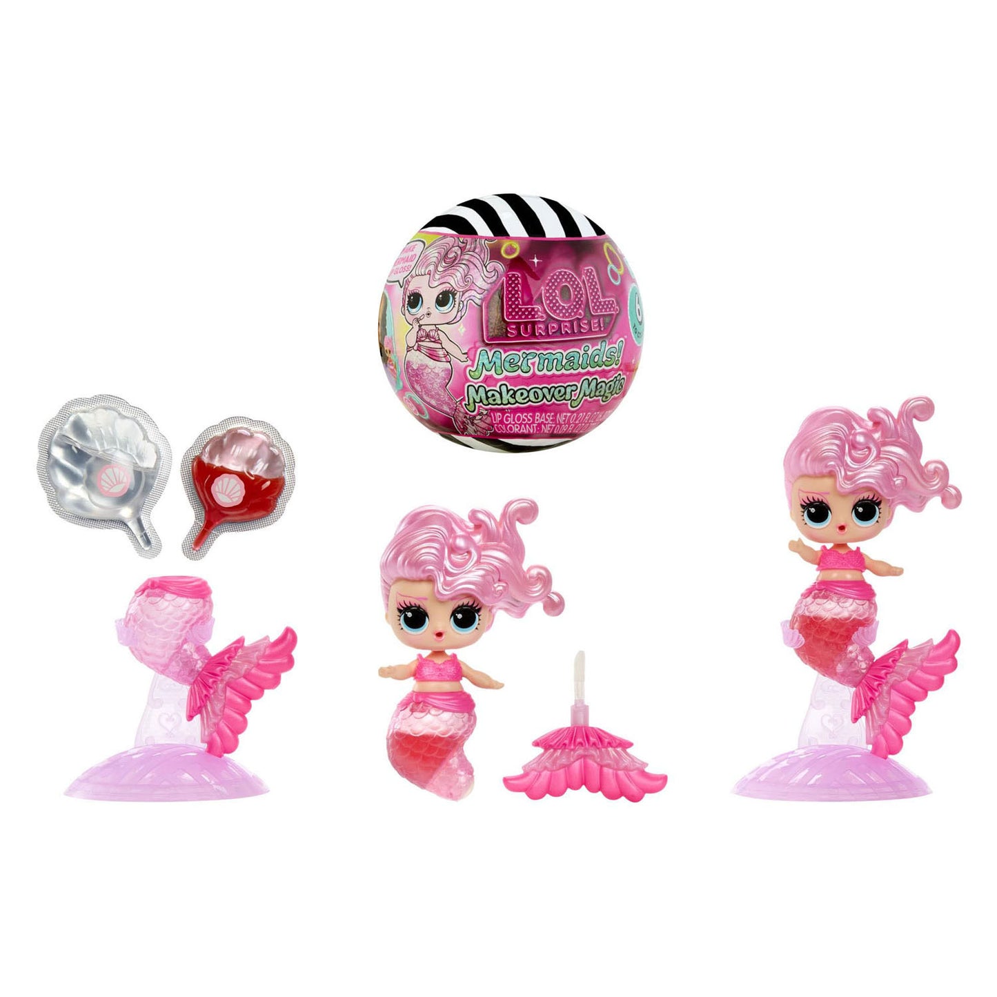 Lol sorpresa sirene makeover bambini magici | 12 pezzi