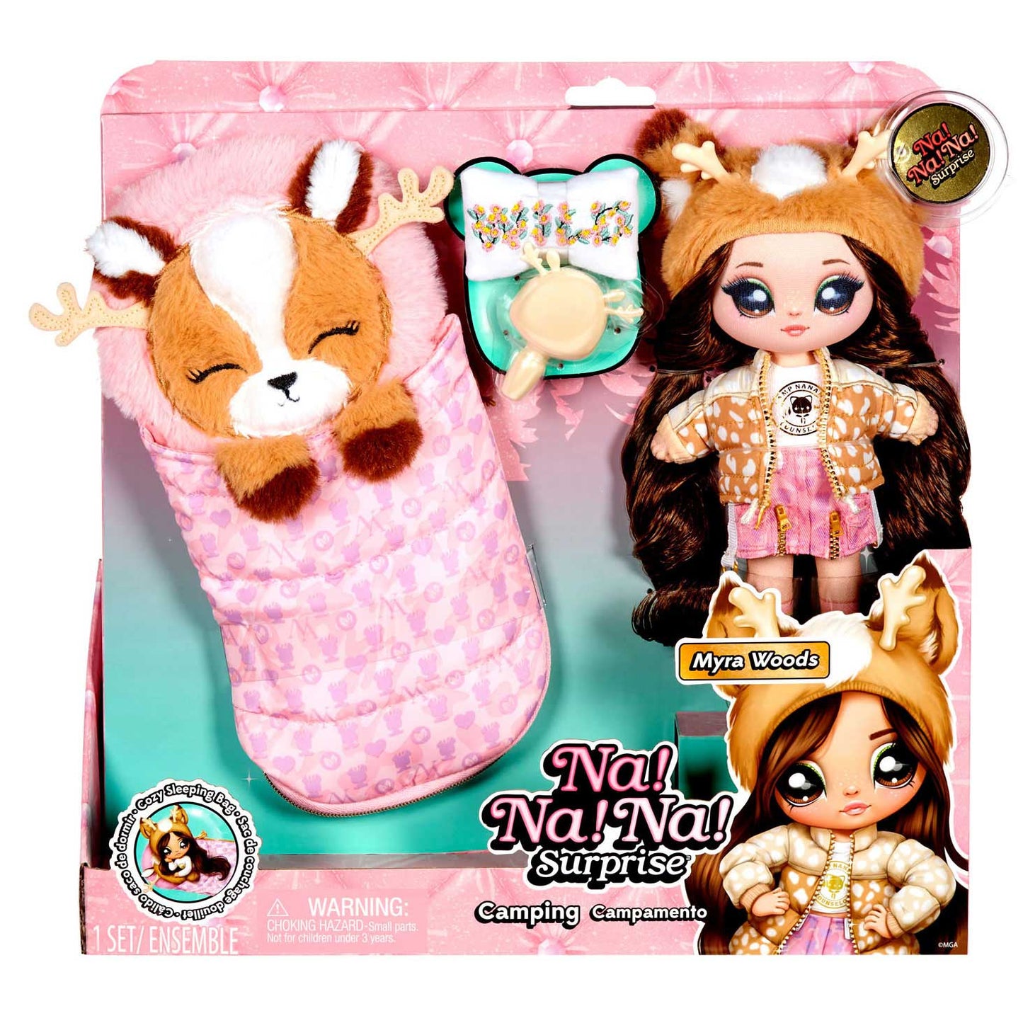 MGA Entertainment Na! Na! Na! Surprise Camping Doll Myra Woods