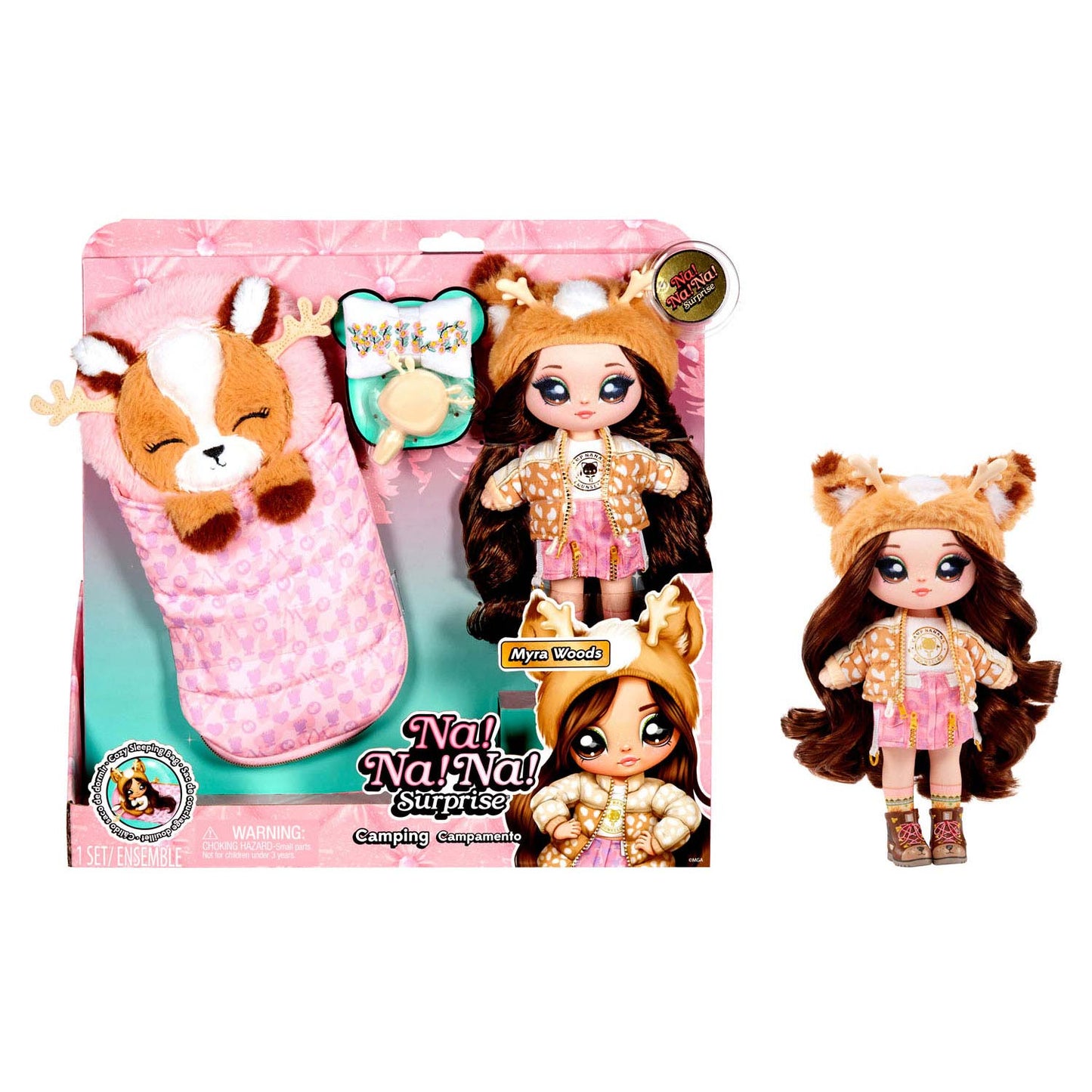 MGA Entertainment After! Dopo! Dopo! Sorpresa da campeggio Myra Woods