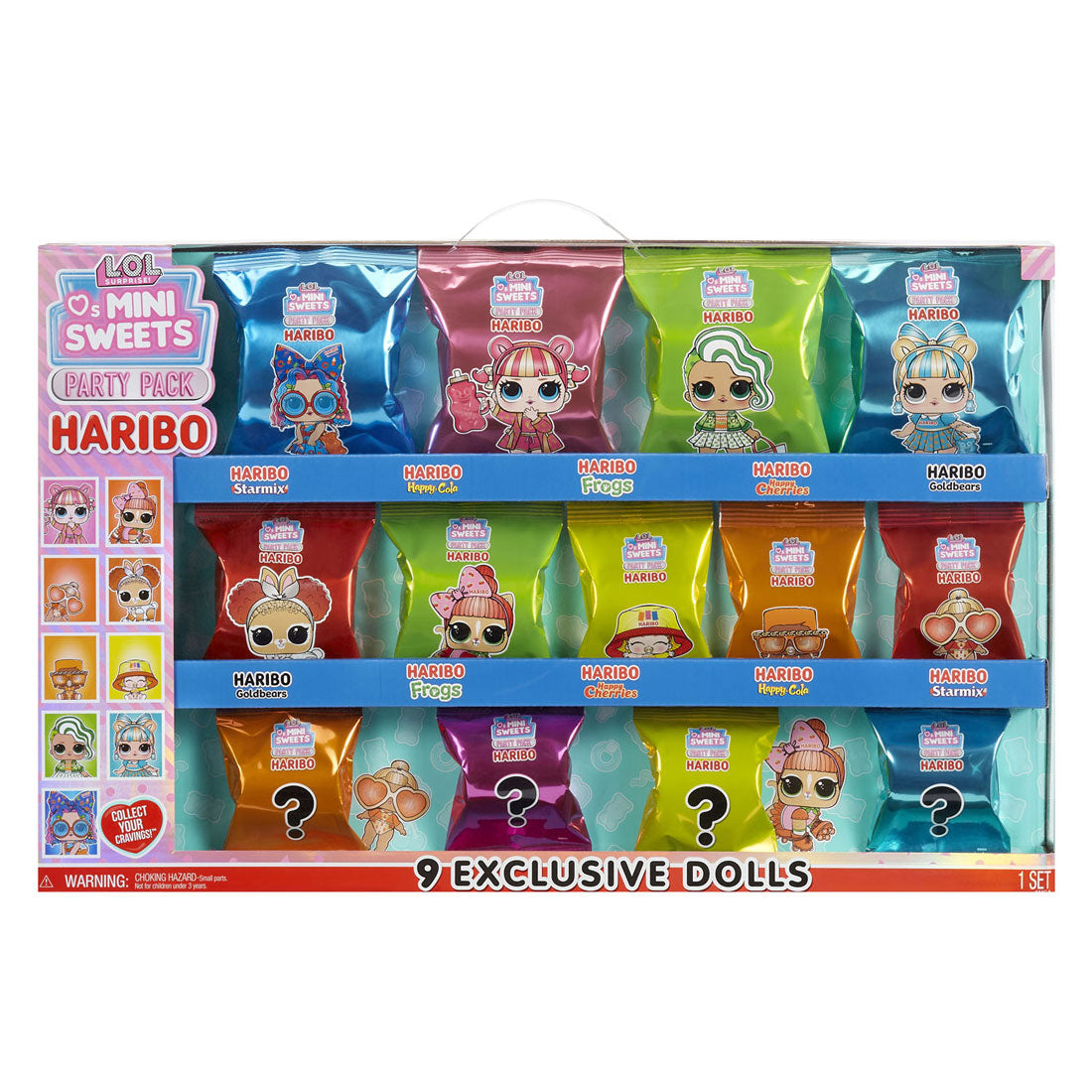 LOL. Surprise Loves Mini Sweets x Haribo Mini Pop Party Pack