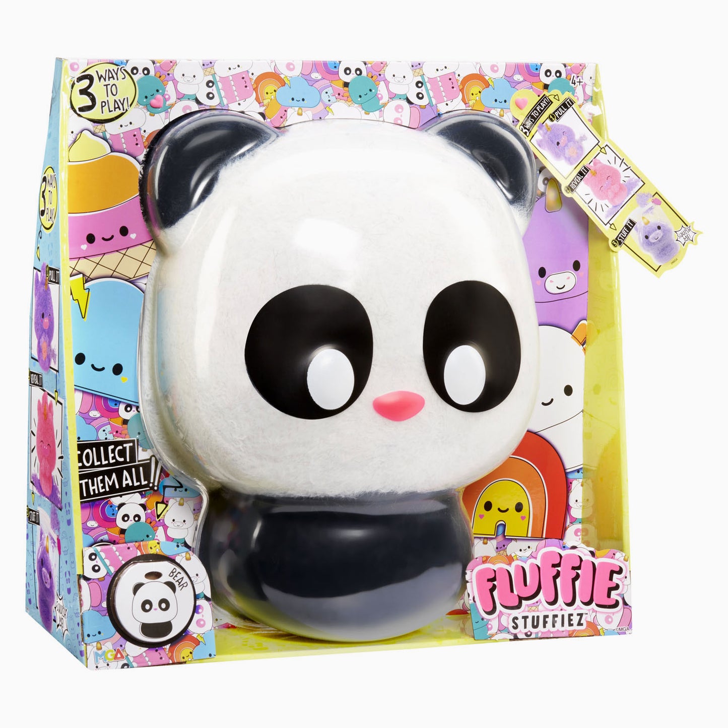 MGA Entertainment Fluffie Stumpiez Grande Panda peluche