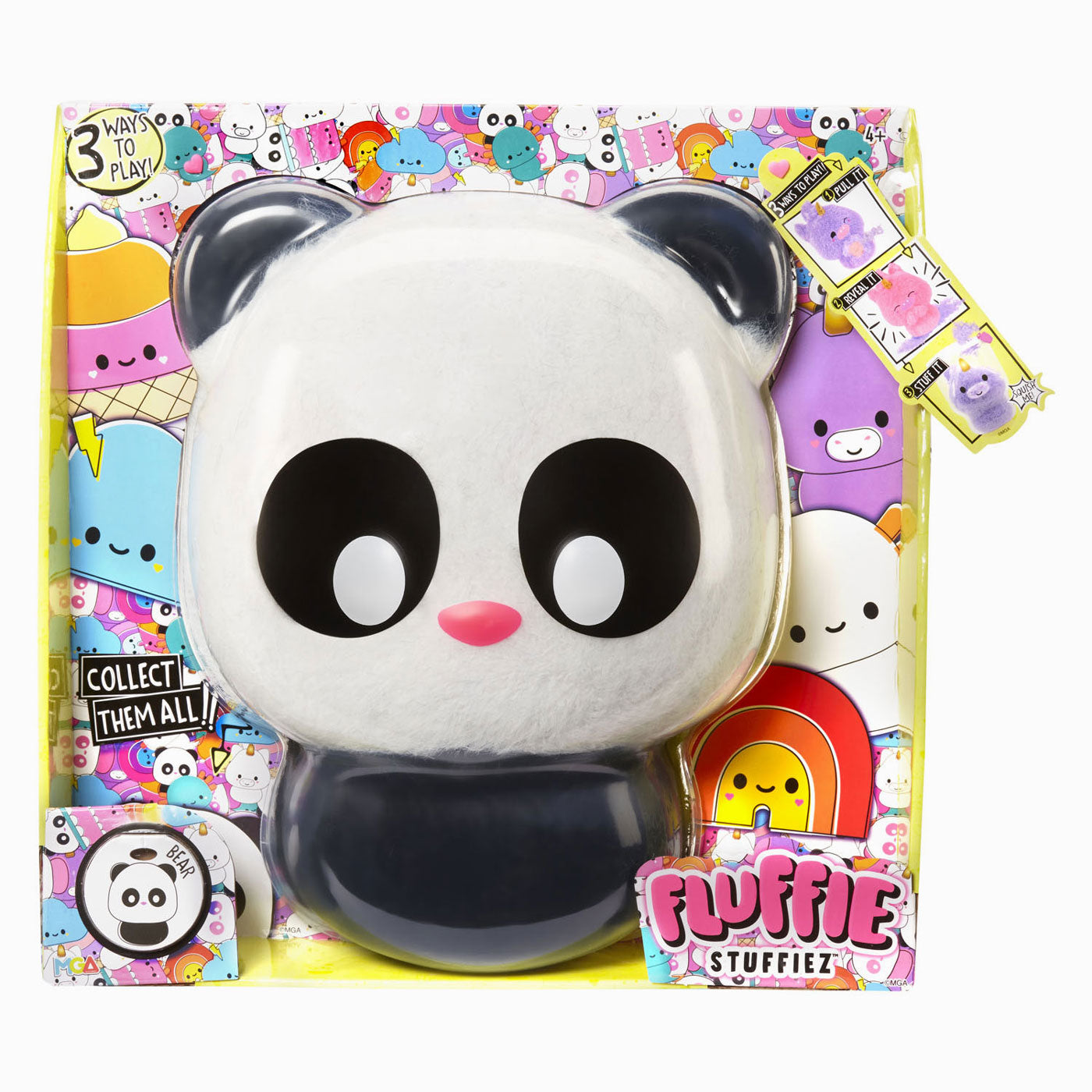MGA Entertainment Fluffie Stumpiez Grande Panda peluche