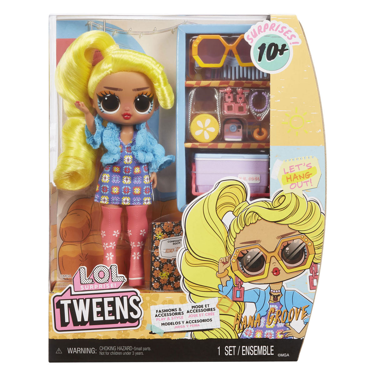 L.o.l. surprise! tweens modepoppen - 16,5 cm - hana groove