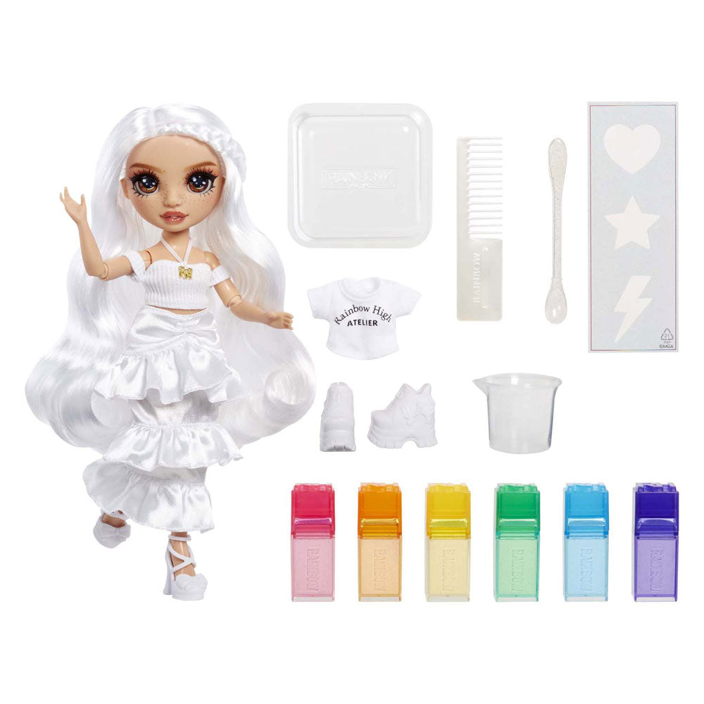 MGA Entertainment Rainbow High acuarela Crear ojos marrones-Modepop