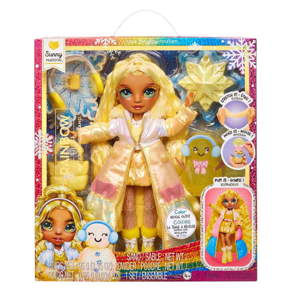 Rainbow High Rainbow High Winter Wonderland Pop Sunny Geel