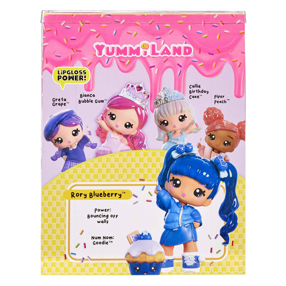 MGA Entertainment Yummiland Big Pop + Lip Gloss Animal Rory Blueberry