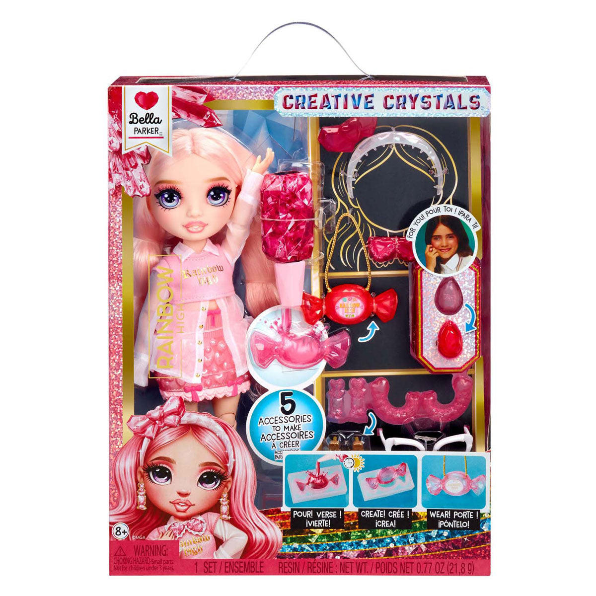 MGA Entertainment Rainbow High Crystal Fashion Pop - Bella