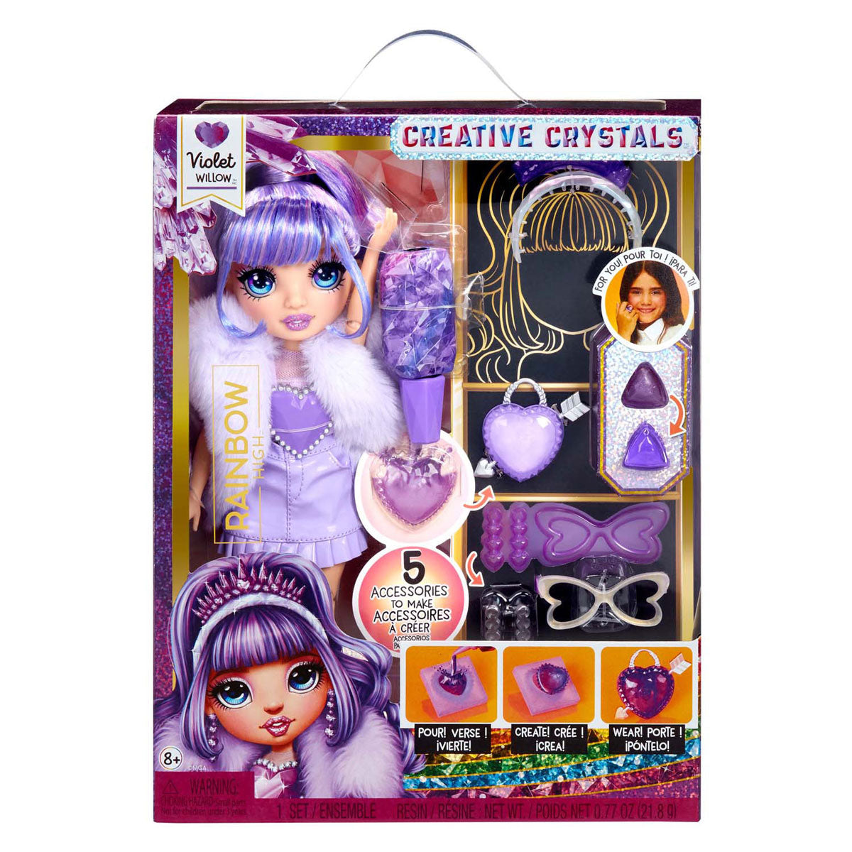 MGA Entertainment Rainbow High Crystal Fashion Pop - Violet