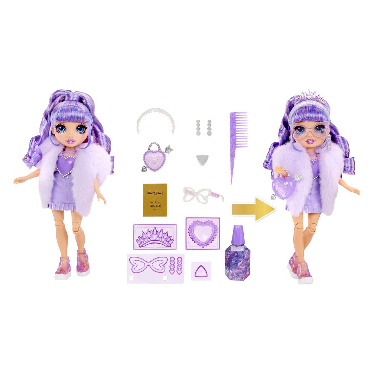 MGA Entertainment Rainbow High Crystal Fashion Pop - Violet