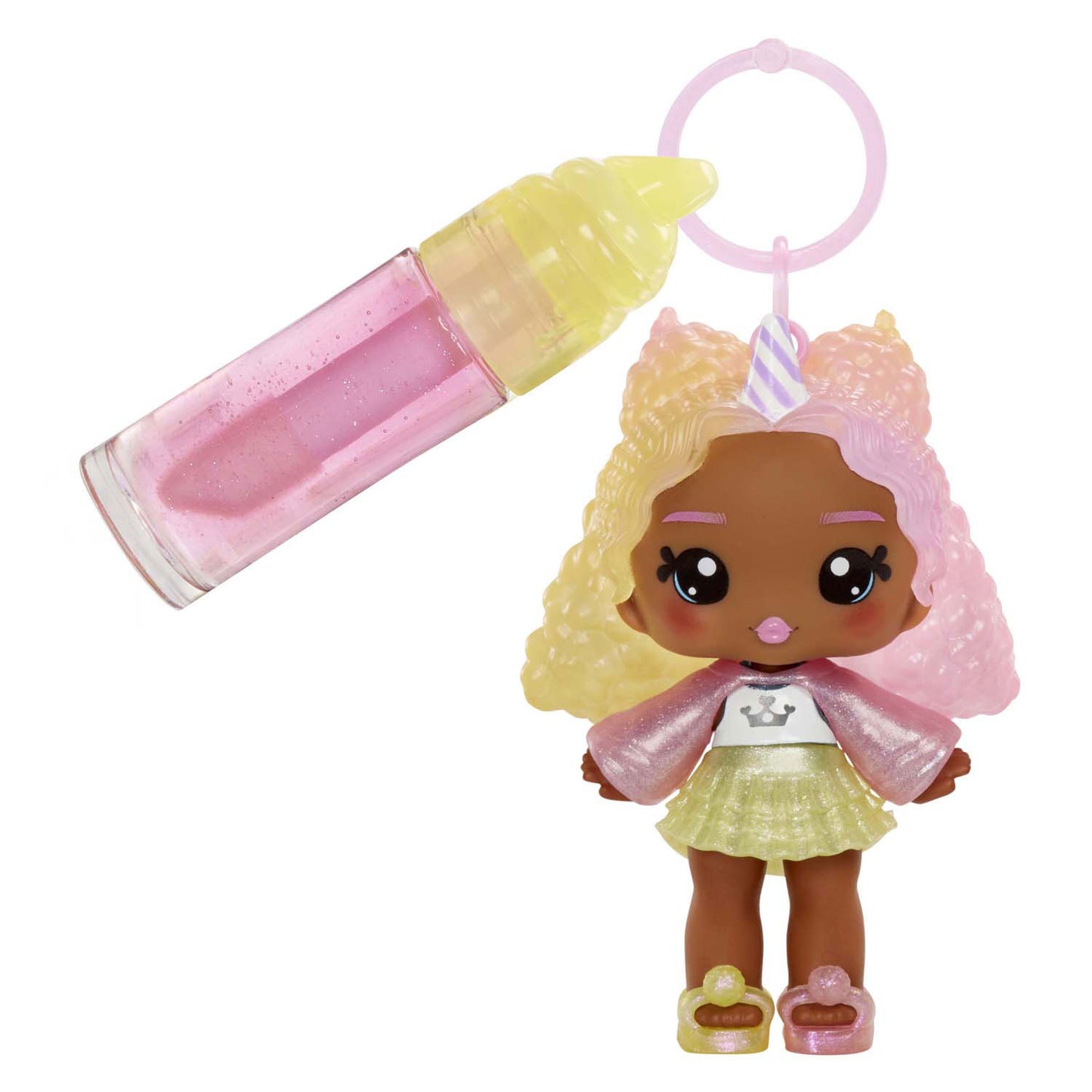 MGA Entertainment Yummiland Pop - Nia Candy Fluff con set di lucidi