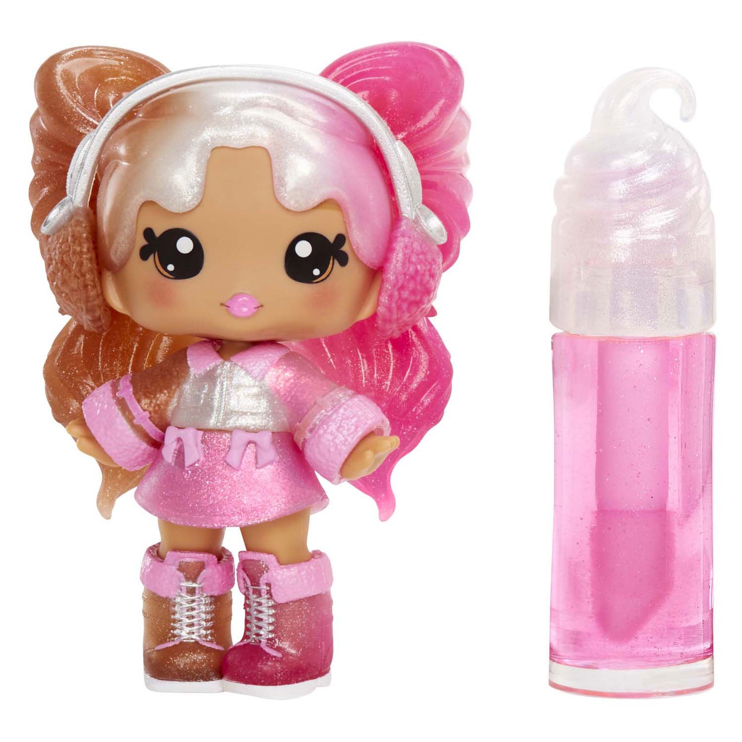 MGA Entertainment Yummiland Pop - Mystery Speel Figure Serie 2 con set di lucidalabbra