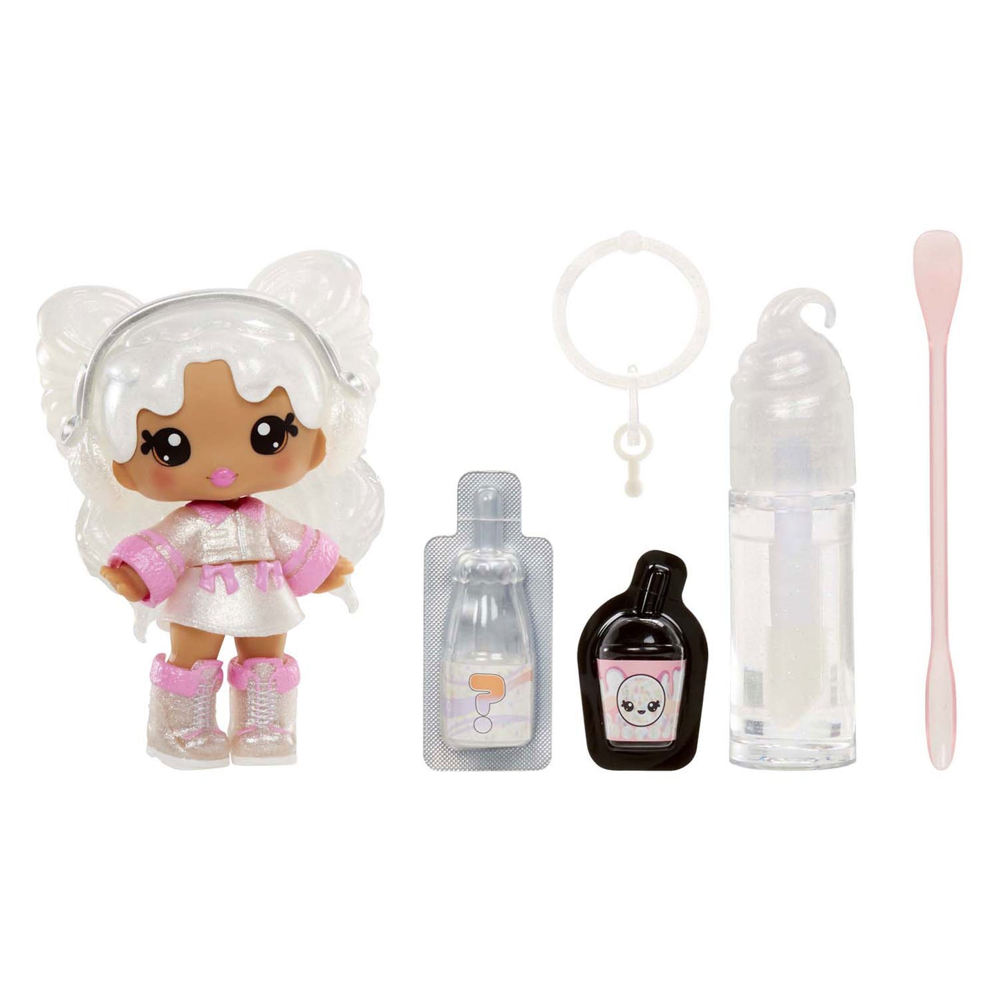 MGA Entertainment Yummiland Pop - Mystery Speel Figure Serie 2 con set di lucidalabbra