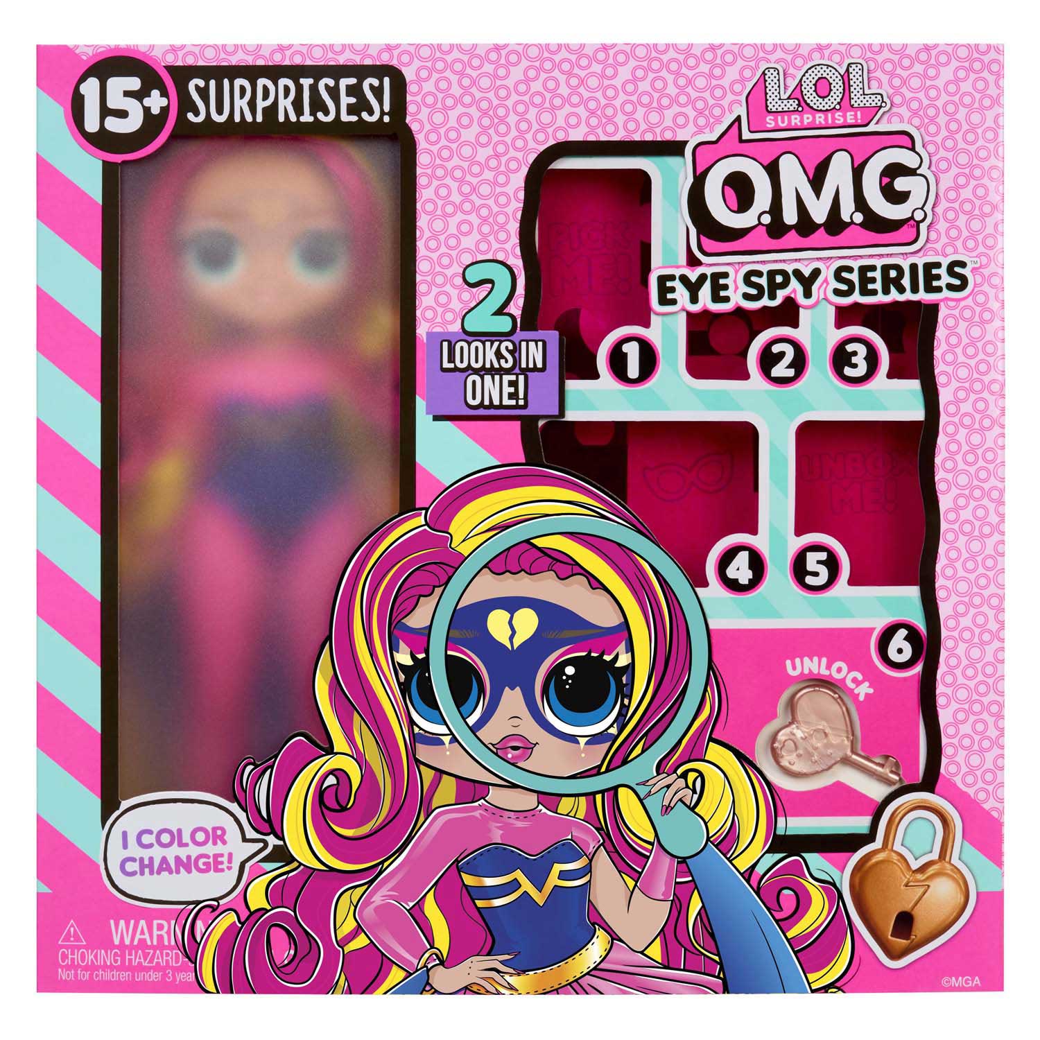 Lol. sorpresa omg eye spia supereroe