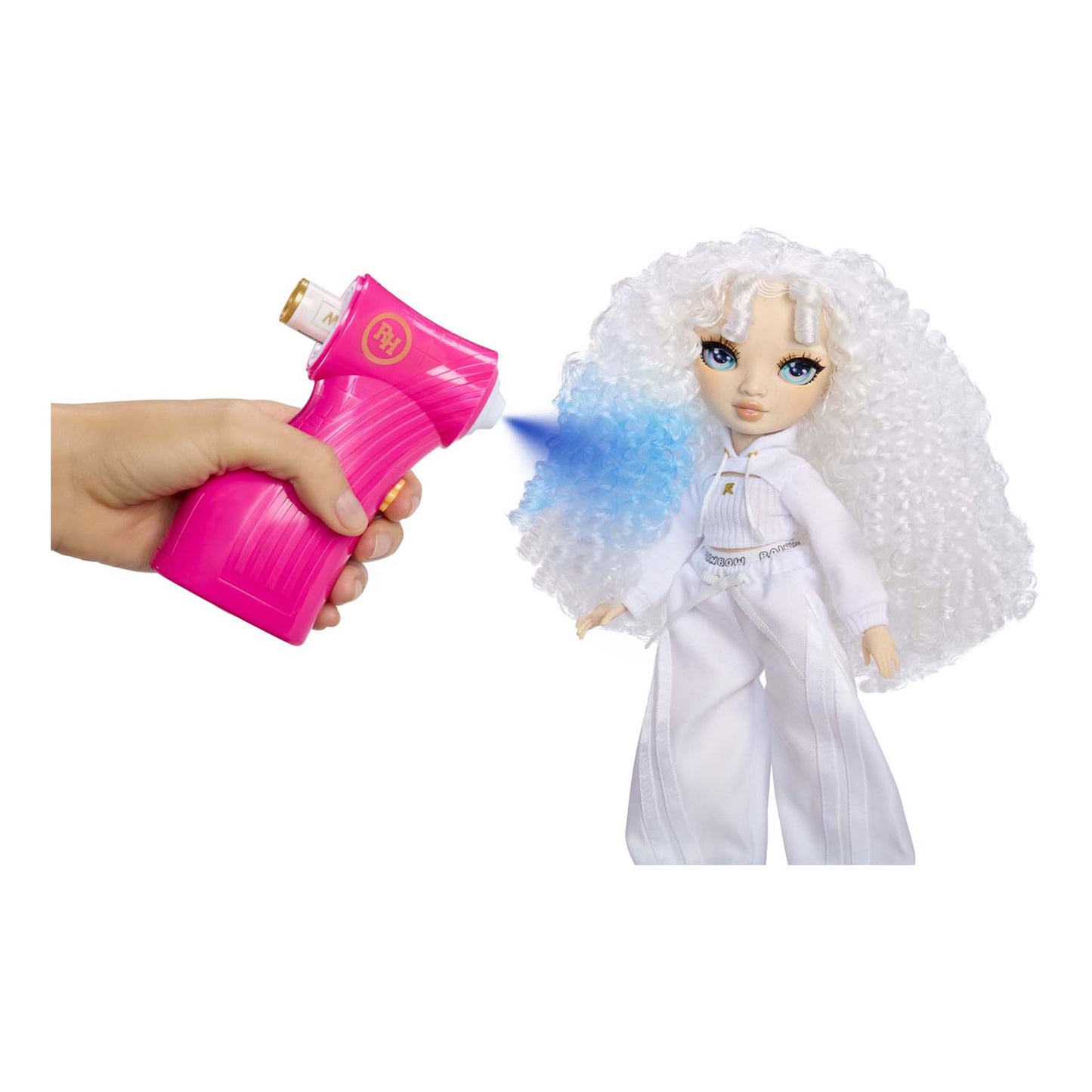 Mga entertainment rainbow high aerógrafo crea muñeca de moda - ojos verdes