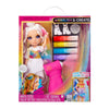 Rcoinbow High Air Brush Crea bambola viola occhi viola