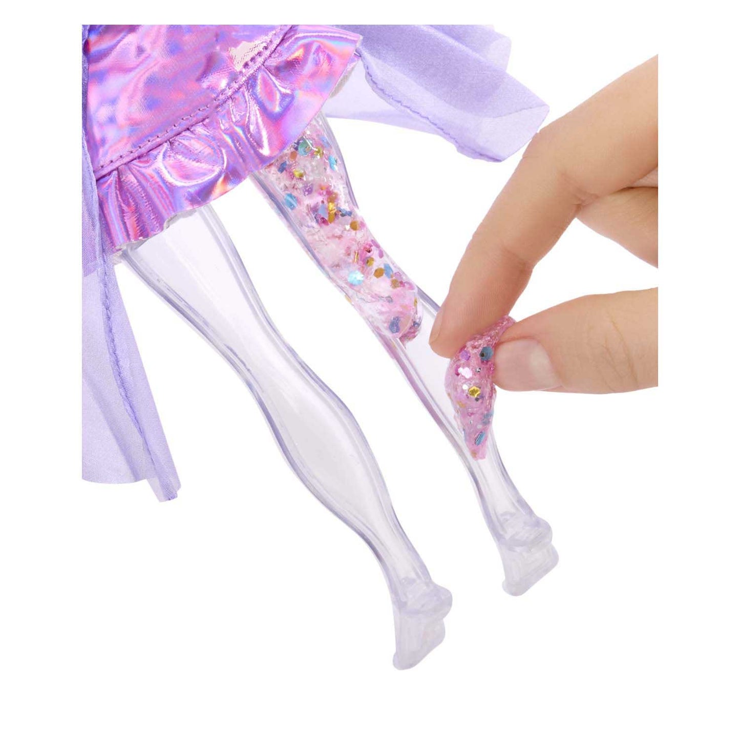 Rainbow High Rainbow Shimmers con Violeta de muñeca de moda delgada (púrpura)